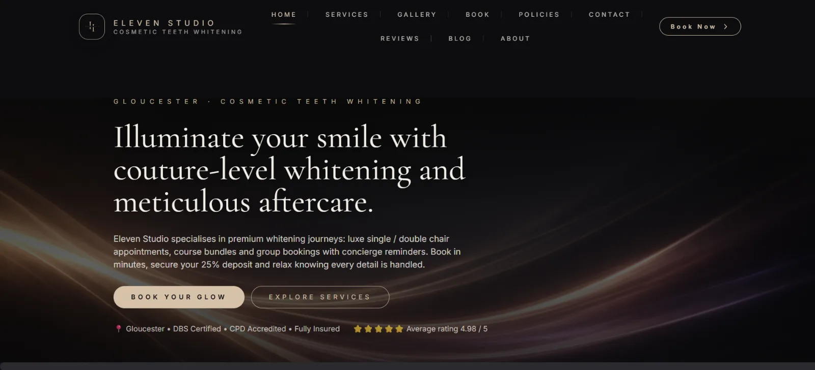 Eleven Studio booking platform