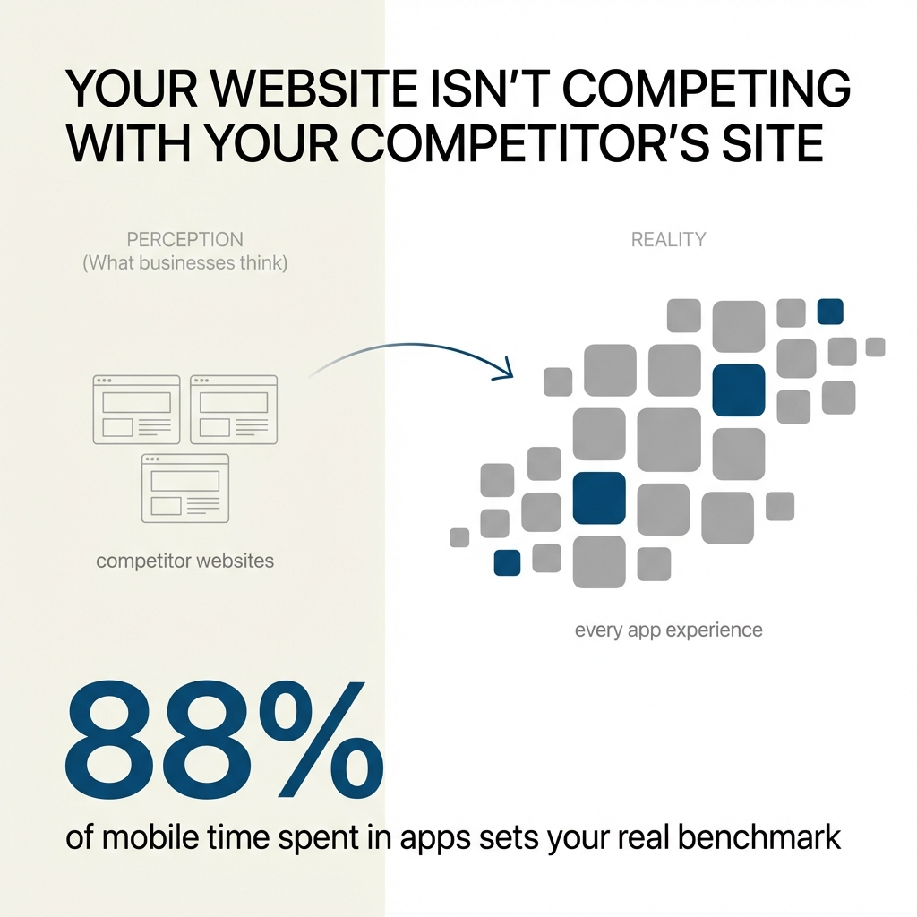 Your Website Competes With Every App Your Customers Use